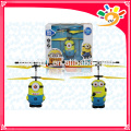 Venta al por mayor juguete Rc helicóptero de control remoto aviones juguete volando minions RC inducción juguetes juguetes de minions